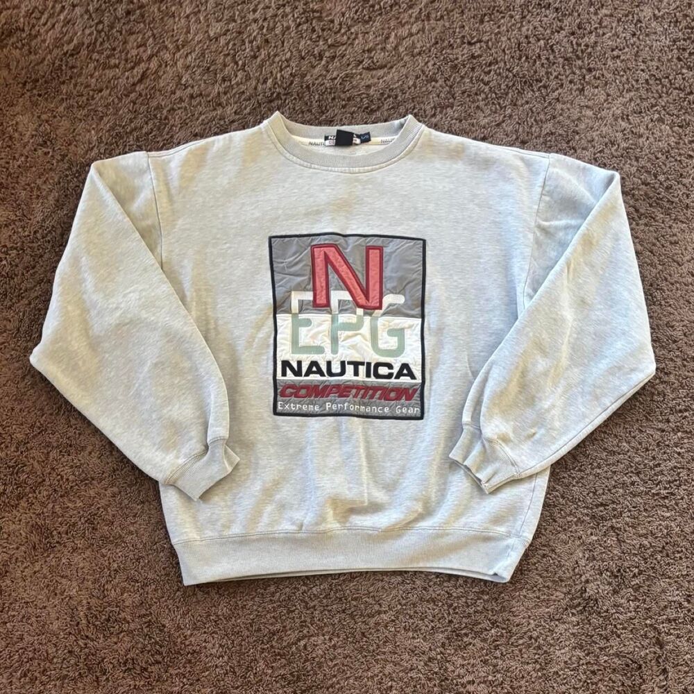 Nautica Men's Grey Sweatshirt